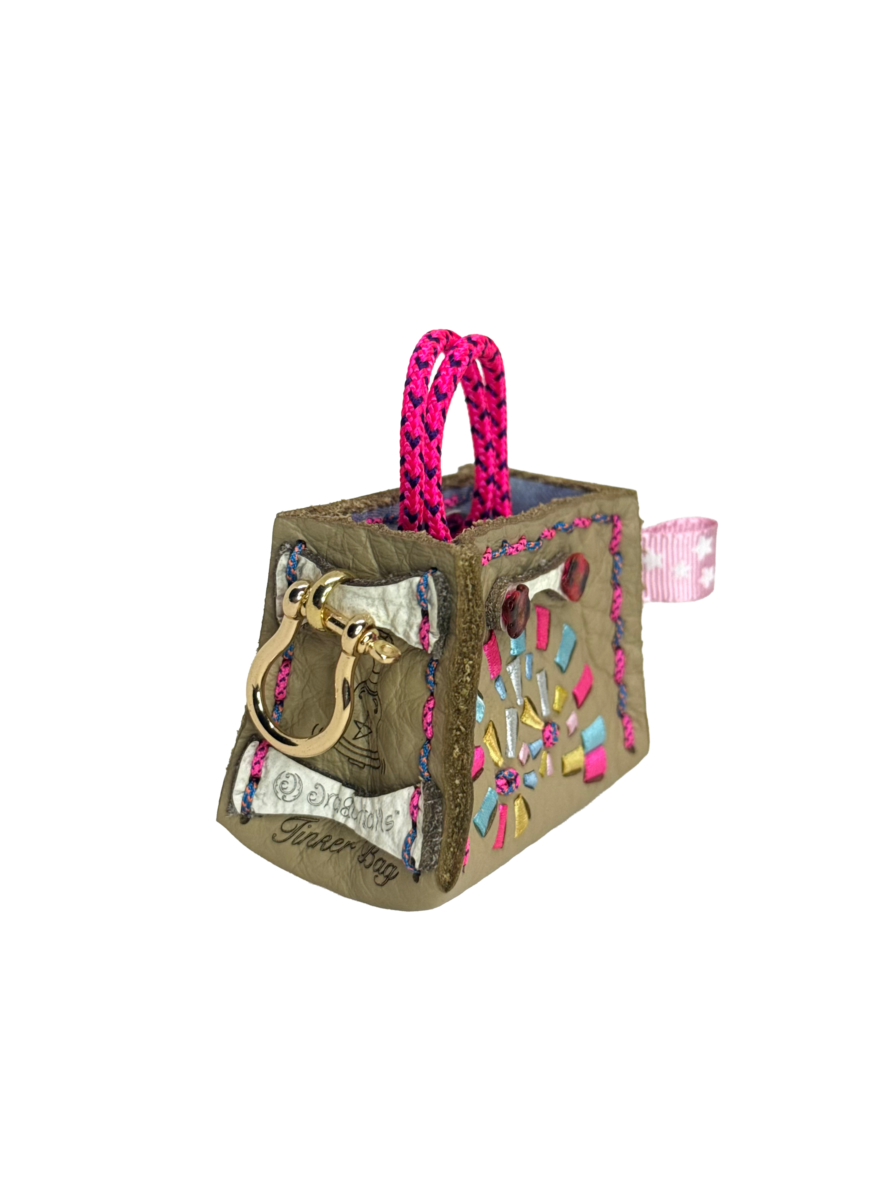 Bubblegum Spiral Tinker Bag Charm